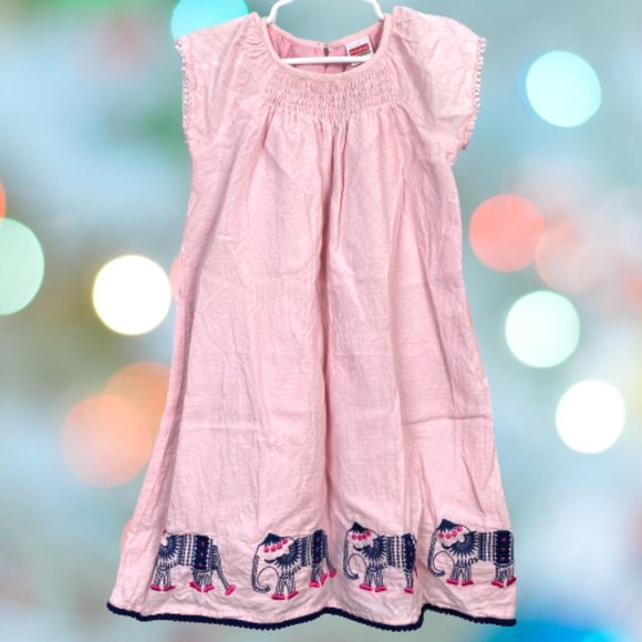 Baby Hug Other - 5/6 Years girls cotton dress in pink